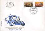 YUGOSLAVIA 1989 Motor Cycle Grand Prix Rijeka Set FDC - Covers & Documents