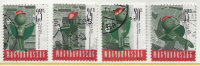 HUNGARY - 1998. Balint Postas-Post Office Mascot USED!!!    IV.  Mi 4480-4483. - Oblitérés