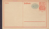 Germany Deutsches Reich Postal Stationery Ganzsache Entier 35 Neben 40 Pf. Postreiter M. Rosettenbeidruck (Unused) - Postkarten