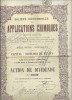 Action Societe Industrielle Applications Chimique Capital 8,000,000 De Francs - A - C
