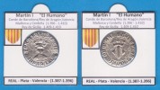 ESPAÑA (época Medieval)  Martín I "El Humano" (1.396-1.410)  Real-Plata-Valencia  SC/UNC  Réplica   T-DL-11.379 - First Minting