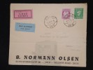 NORVEGE - Enveloppe Commerciale De Oslo Pour Paris En 1945 Par Avion Et Expres ( étiquettes) - à Voir - Lot P10142 - Brieven En Documenten