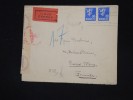 NORVEGE - Enveloppe Pour La France En Expres En 1942 Avec Controle Allemand - Manque 1 Timbre - à Voir - Lot P10192 - Brieven En Documenten