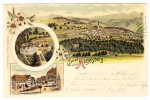 AK CH SG MOGELSBERG Gruss Aus Litho C.K.Z. #1987 Ges. 26.8.1901 - Mogelsberg