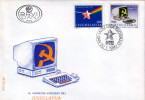 YUGOSLAVIA 1990 14th Extraordinary Congress Of League Of  Communists Of Yugoslavia FDC - Covers & Documents