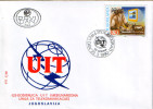YUGOSLAVIA 1990 125th Anniversary Of I.T.U.FDC - Covers & Documents