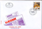 YUGOSLAVIA 1990 50th Anniversary Of “Vjesnik”(newspaper) Croatia FDC - Covers & Documents