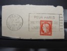 FRANCE - N° 830 (Céres Non Dentelée De La Bande ... Sur Fragment De Paris En 1949 - Pas Courant - A Voir - Lot P10266 - Briefe U. Dokumente