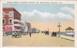 Florida Daytona Beach Street Business Section And Boulevard 1926 - Daytona