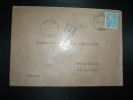 LETTRE TP 0,35 OBL.14-3-66 TAMPERE + GRIFFE ENCADREE T LUNASTUS LOSEN + 50 P  + CACHET T: Annulés - Lettres & Documents