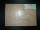 LETTRE TP 0,20 + 0,10 + 0,05 OBL.11-4-66 LAPEENRANTA + GRIFFE ENCADREE T LUNASTUS LOSEN + 50 P - Covers & Documents