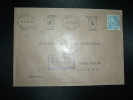 LETTRE TP 0,35 OBL.MEC.12-4-66 HELSINKI 10 + GRIFFE ENCADREE T LUNASTUS LOSEN + 50 P - Covers & Documents