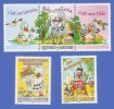 NOUVELLE CALÉDONIE 834 + 835 + 836 NEUFS ** SOUHAITS - Unused Stamps