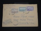 FRANCE - Enveloppe En Recommandée Avec P.A. D' Alger Pour Vincennes En 1947 - A Voir - Aff. Plaisant - Lot P10355 - Luftpost