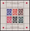 POLAND 1945 Dachau Redcross Sheet Inverted 25gr Perf - Verschlussmarken Der Befreiung