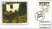 EXPO UNIVERSELLE BRISBANE (Australie) 1988, Pavillon De La YOUGOSLAVIE, Lettre Adressée à DARWIN - Covers & Documents