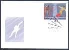 Slowenien Slovenia 2006 FDC Cover: Winter Olympic Games Torino: Ski Jumping; Snowboard; Speed Skating - Hiver 2006: Torino - Paralympic