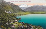 TERRITET-CHILLON - SUISSE - CPA COLORISEE De Villeneuve Et La Dent Du Midi - ENCH33 - - Villeneuve