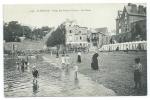 CPA ANIMEE ST SAINT SERVAN, JOLIE ANIMATION A LA PLAGE DES FOURS A CHAUX, LES BAINS, ILLE ET VILAINE 35 - Saint Servan