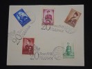 BULGARIE - Enveloppe Avec Série Complète Obl. 1 Er Jour - A Voir - Lot P10586 - Lettres & Documents