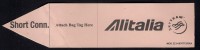 # ALITALIA BAGGAGE TAG 2005s Italy Airlines Airways Aviation Airplane Aereo Avion Balise Etikett Etiqueta - Baggage Labels & Tags