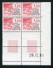 Bloc De 4  Timbres** De 1982  "1,25 - Fort De Alses" Avec Date  29 . 12 . 81 (1 Trait) - Precancels