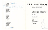 L'équipe Réserve (Limoges, Rugby) Vous Présente Ses Meilleurs Voeux 1965-66 (PPP0679) - Rugby