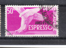 Trieste  A   -   1952. Espresso 50 £  Sovr. Su 1 Riga. Viaggiato - Posta Espresso