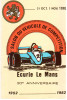 CPSM LE MANS  1ER SALON DU VEHICULE DE COMPETITION ECURIE DU MANS 30 EME ANNIVERSAIRE 1952   1982 - Le Mans