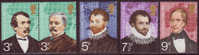 Grande-Bretagne - Y&T  679 à 683 (SG  923 à 927) ** (MNH) - British Explorers - Neufs