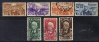 W993 - ETIOPIA 1938 , La Serie Usata N. 1/7 - Aethiopien