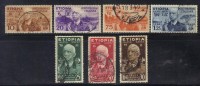 W993 - ETIOPIA 1938 , La Serie Usata N. 1/7 - Ethiopie