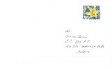 SWITZERLAND 2013 - ENVELOPE WITH FLOWER STAMP "LYCOPERSICUM OF 1.40 SF MAILED TO ANDORRA FROM SCHAFFHAUSEN POSTM DEC 4, - Brieven En Documenten