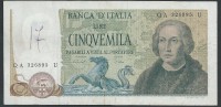 ITALY  ITALIA ITALIEN ITALIE  1971  5000 LIRE B.B - 5000 Lire