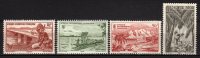 AFRIQUE OCCIDENTALE -  1947 Scott# 37+38+39+40 * - Neufs