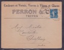 France Type Semeuse Sur Lettre - 1906-38 Semeuse Camée