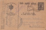 KING CHARLES 1ST, MILITARY POSTCARD STATIONERY, ENTIER POSTAL, CENSORED, CAMP NR 9, 1907, ROMANIA - Briefe U. Dokumente