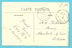 Kaart (BOURGOURG-CAMPAGNE / Route De Loon) Met Stempel PMB 4 Op 26/2/1917 Met Als Aankomst Stempel VEURNE / FURNES - Zona Non Occupata