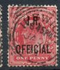 Great Britain 1902 1p  King Edward, I.R Official Issue #O20 - Dienstmarken