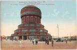 Ostdeutsche Ausstellung 1911 Der Oberschlesische Turm Belebt Besucher 13.10.1911 Gelaufen - Posen