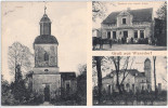 Gruß Aus WANSDORF Gem Schönwalde Havelland Gasthof Albert Hintze Schloß Kirche 28.3.1920 - Schoenwalde