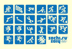 [N53-043  ]   2014 Sochi Winter Olympic Games   ,  Postal Stationery-Postsache F - Winter 2014: Sotschi