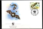 BULGARIE    FDC  WWF  Panda  Chauve Souris - Chauve-souris