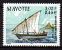 Mayotte N° 81  XX Bateau : Boutre De L´Océan Indien Sans Charnière TB - Other & Unclassified