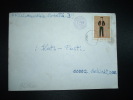 LETTRE TP MIES VOYRILTA 0,50 OBL.24 2 73 JAKOKOSKI + CACHET NUMERO 4299 - Brieven En Documenten