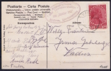 LIECHTENSTEIN: 1918 Scarce MALBUN Boxed In Violet +Postmark VADUZ  Mi 6  Bruno Rapp Certificate RRR - Covers & Documents