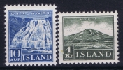 Island: Mi Nr 181 - 182, MH/*,avec  Charnière , Mit Falz - Unused Stamps