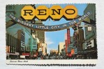 United States Nevada Famous Reno Arch And View Of Virginia Street Reno Nevada Stamps  A 54 - Reno