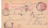 Carte Postale Envoyée  Le 27.12.1892 De Diekirch Via Luxembourg-Gare  à ´S Sravenhage (Pays-Bas) - Otros & Sin Clasificación