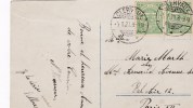 Carte Envoyée  Le 5.1.1920 De Clervaux Vers Paris - Andere & Zonder Classificatie
